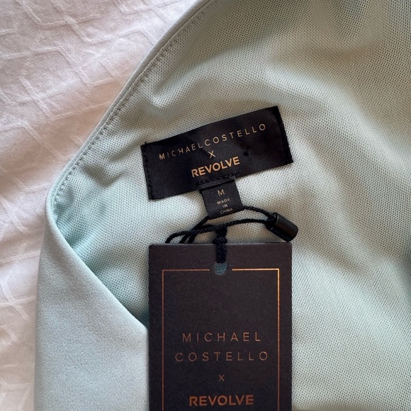 Michael Costello for Revolve Elegant One-Shoulder Blue Dress - Picture 9 of 10